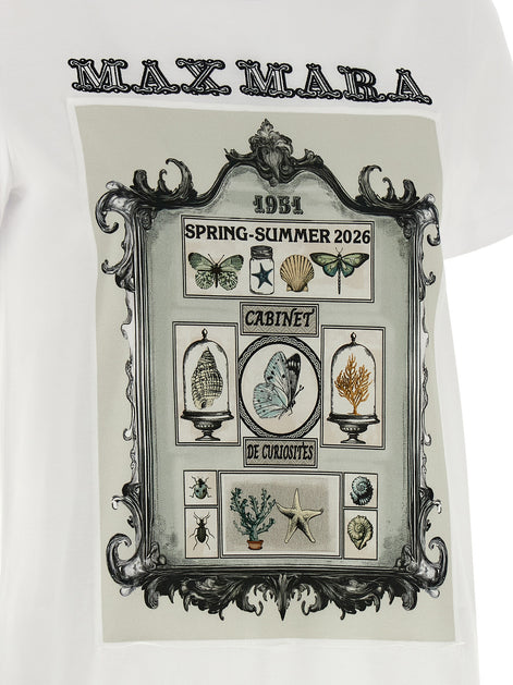 Max Mara White Cotton T-Shirt