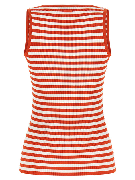 Max Mara Multicolor Viscose Sleeveles T-Shirt