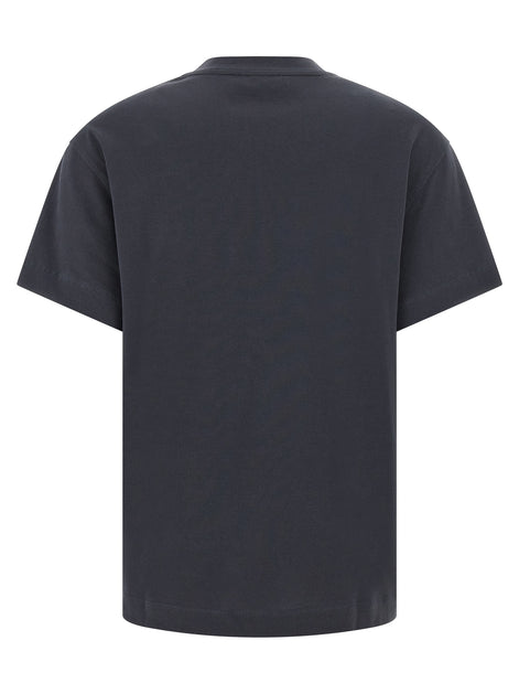 Brunello Cucinelli Blue Cotton T-Shirt