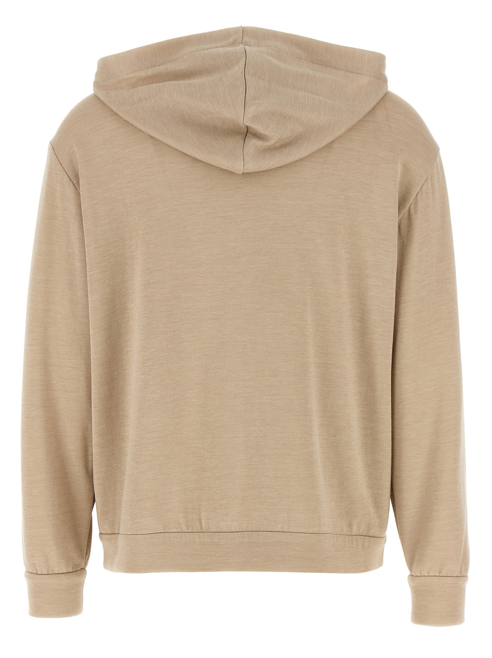 Brunello Cucinelli Beige Cotton Hoodie