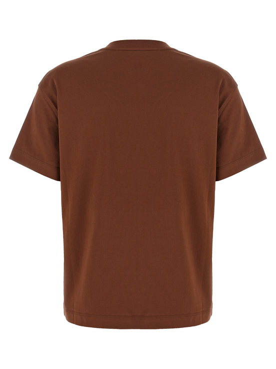 Brunello Cucinelli Brown Cotton T-Shirt