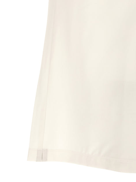 Brunello Cucinelli White Virgin Wool Polo Shirt