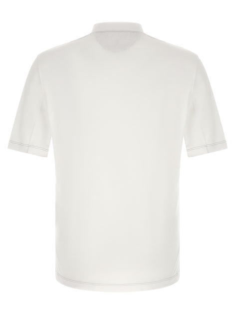 Brunello Cucinelli White Polyamide T-Shirt