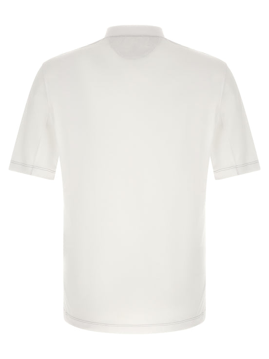 Brunello Cucinelli White Polyamide T-Shirt