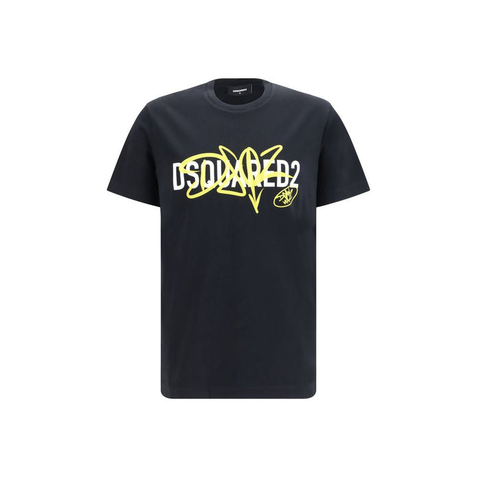 Dsquared² Black Cotton T-Shirt