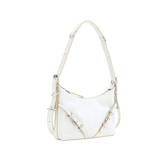 Givenchy Voyou White Leather Shoulder Bag