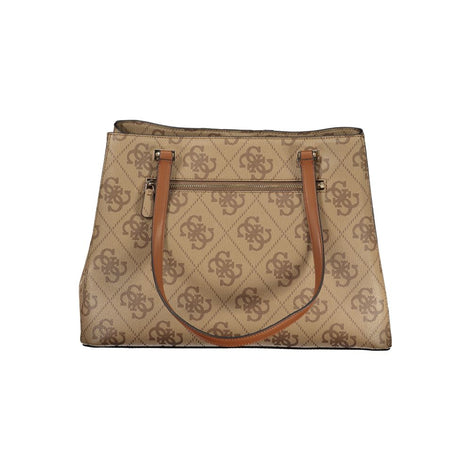 Guess Jeans Beige Polyurethane Women Handbag