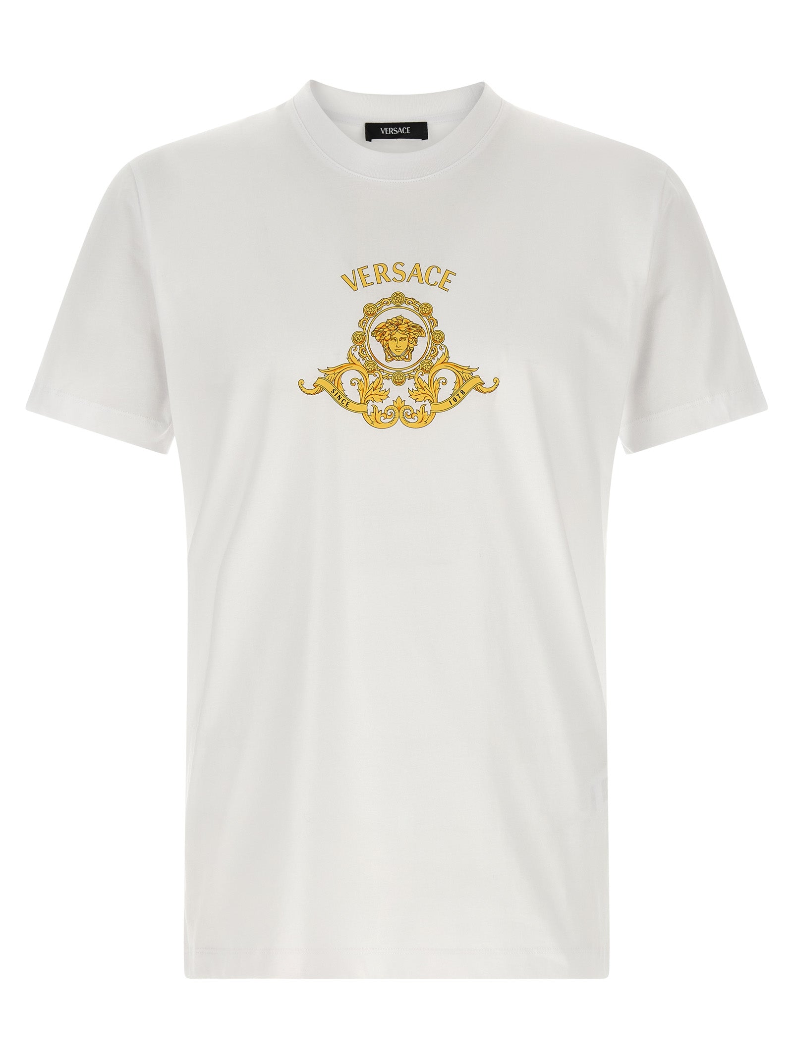 Versace White Cotton T-Shirt