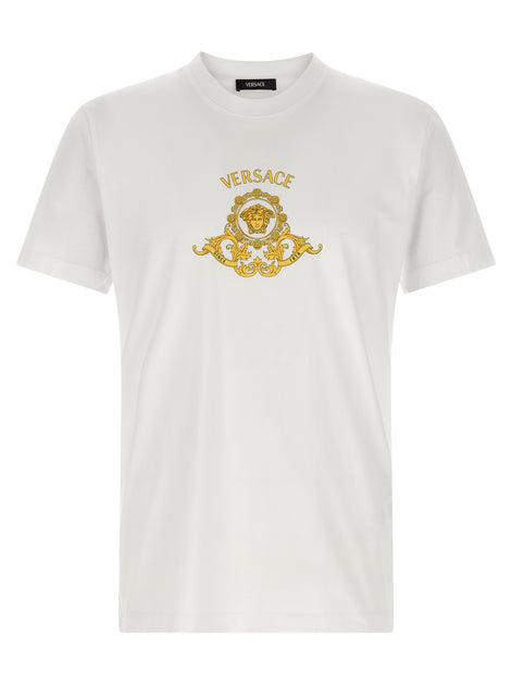 Versace White Cotton T-Shirt