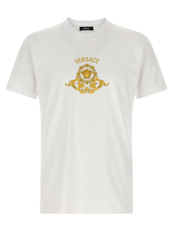 Versace White Cotton T-Shirt