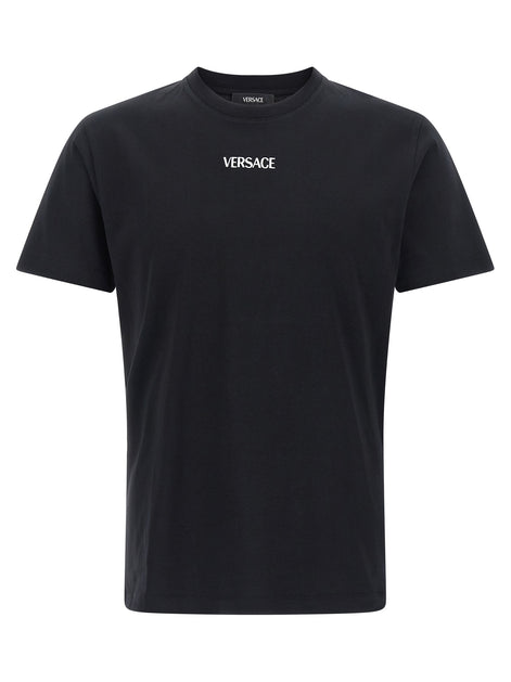 Versace Black Cotton T-Shirt