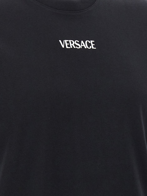 Versace Black Cotton T-Shirt