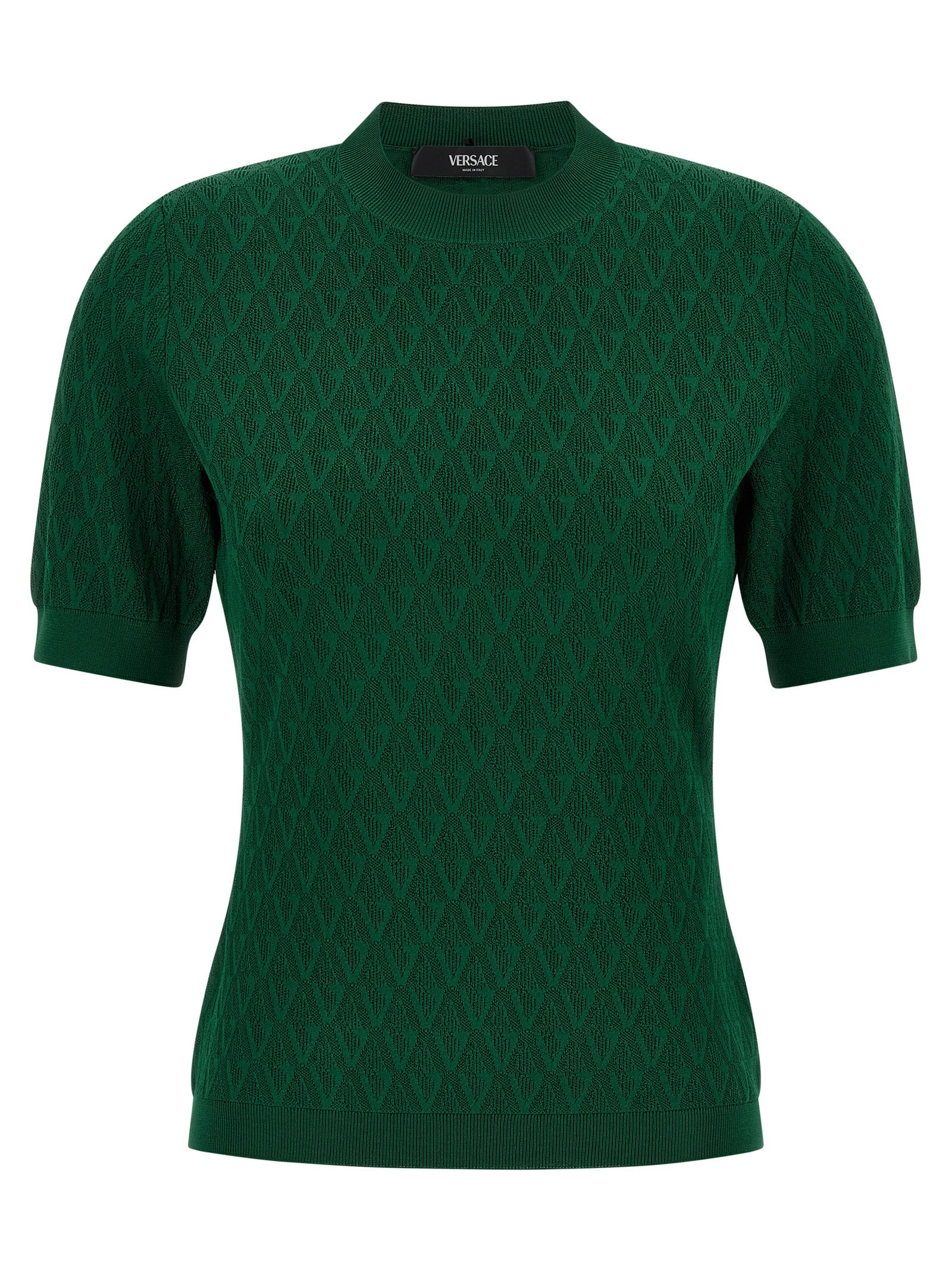 Versace Bicolor Viscose T-Shirt