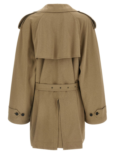 Balenciaga Beige Cotton Coat