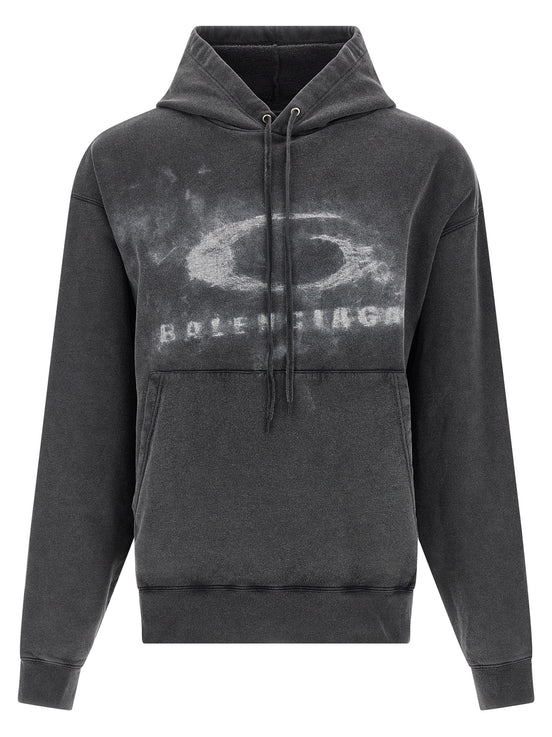 Balenciaga Bicolor Cotton Sweatshirt
