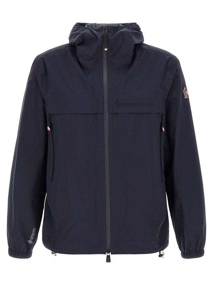Moncler Grenoble Blue Polyamide Shell Jacket