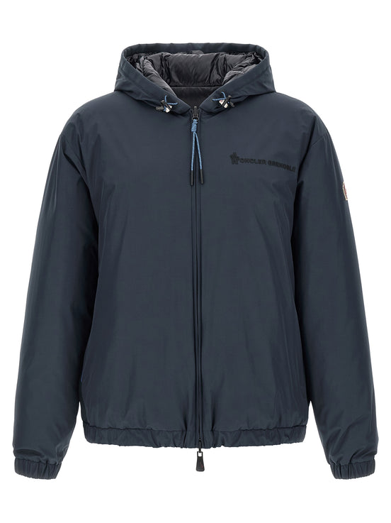 Moncler Grenoble Blue Polyamide Shell Jacket