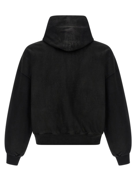 Balenciaga Black Cotton Sweatshirt