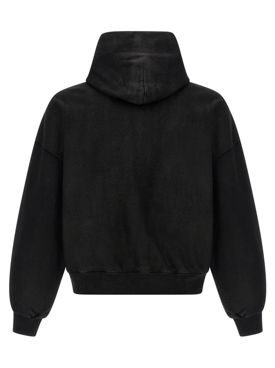 Balenciaga Black Cotton Sweatshirt