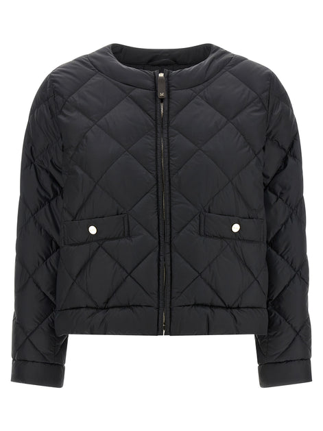 Max Mara Black Polyamide Full-Length Jacket