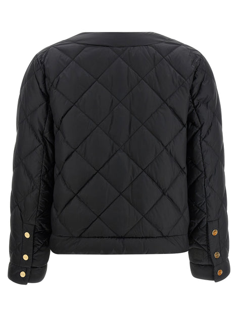 Max Mara Black Polyamide Full-Length Jacket