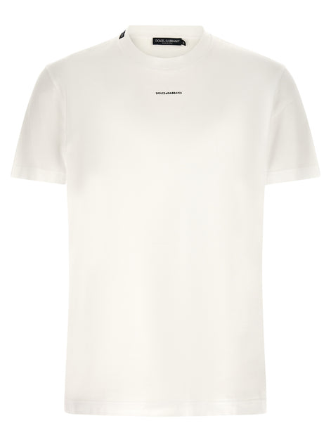 Dolce & Gabbana White Cotton T-Shirt