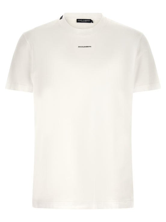 Dolce & Gabbana White Cotton T-Shirt