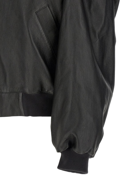 Balenciaga Black Lamb Leather Leather Jacket