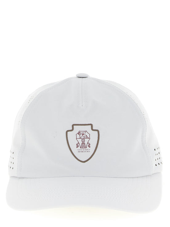 Brunello Cucinelli White Nylon Cap (Baseball Hat)