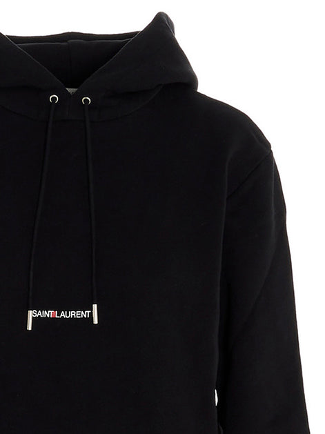 Saint Laurent Black Cotton Sweatshirt