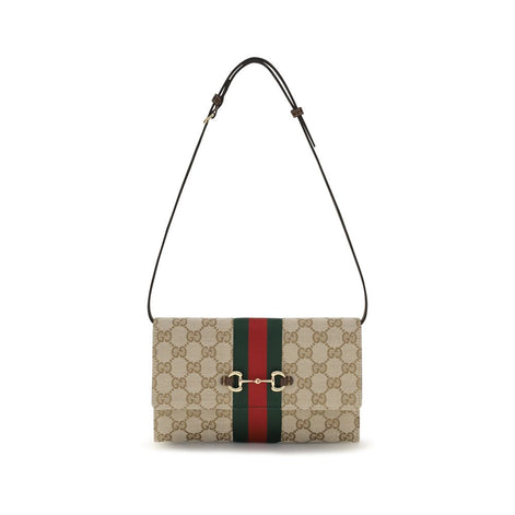 Gucci Brown Fabric Wallet