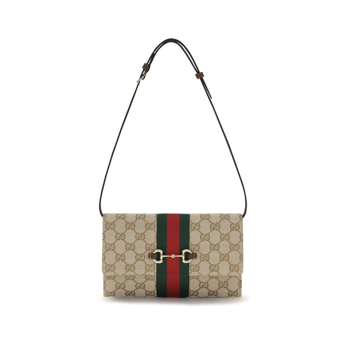 Gucci Brown Fabric Wallet