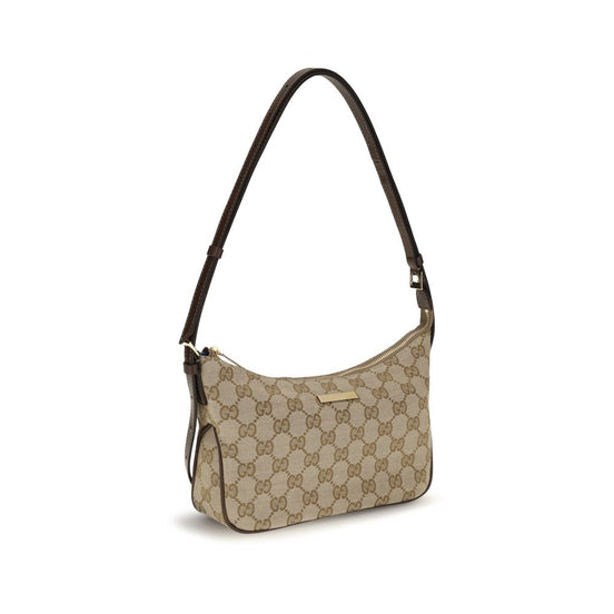 Gucci small Lady Lunetta Beige Polyester Shoulder Bag