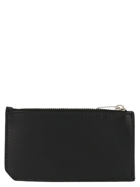 Saint Laurent Black Calfskin Cardholder