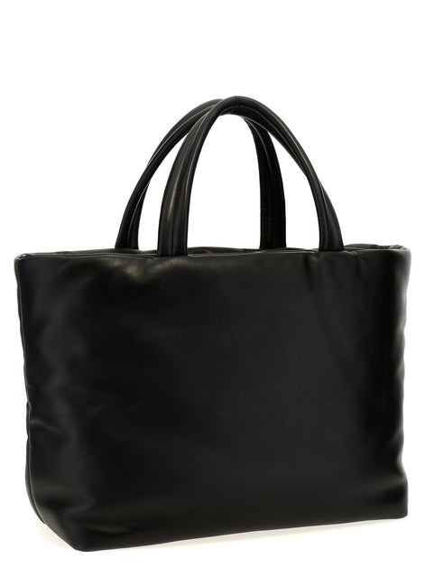 Saint Laurent Black Lamb Leather Tote Bag