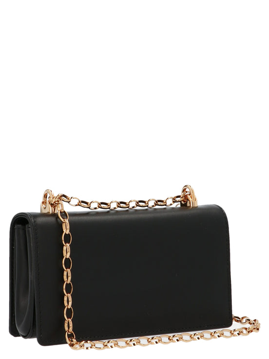 Dolce & Gabbana DG Girl mini Black Calfskin Crossbody Bag