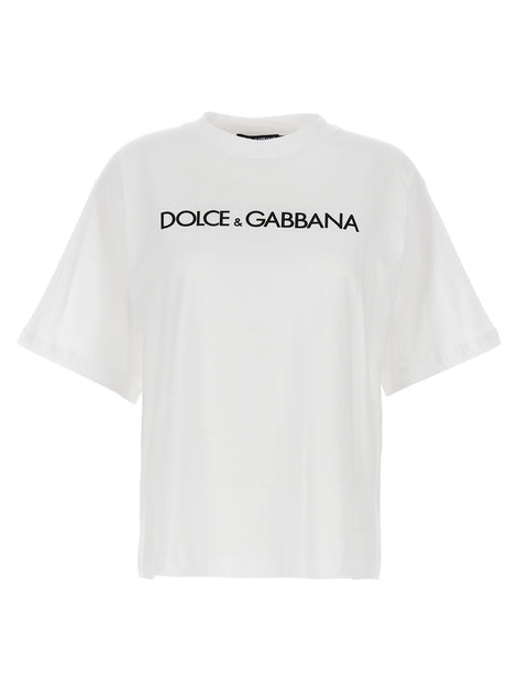 Dolce & Gabbana White Cotton T-Shirt