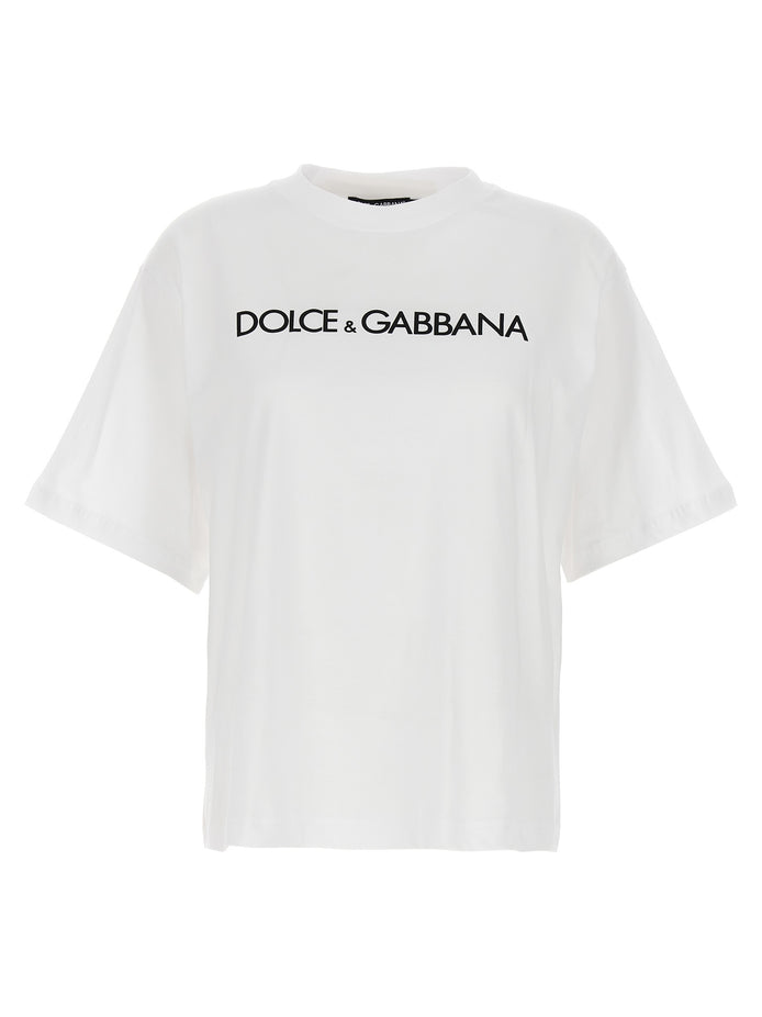 Dolce & Gabbana White Cotton T-Shirt
