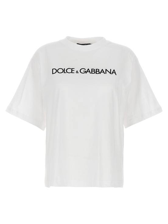 Dolce & Gabbana White Cotton T-Shirt