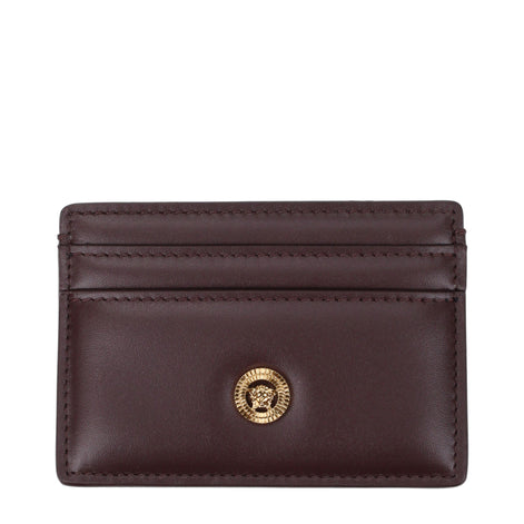 Versace Brown Leather Cardholder