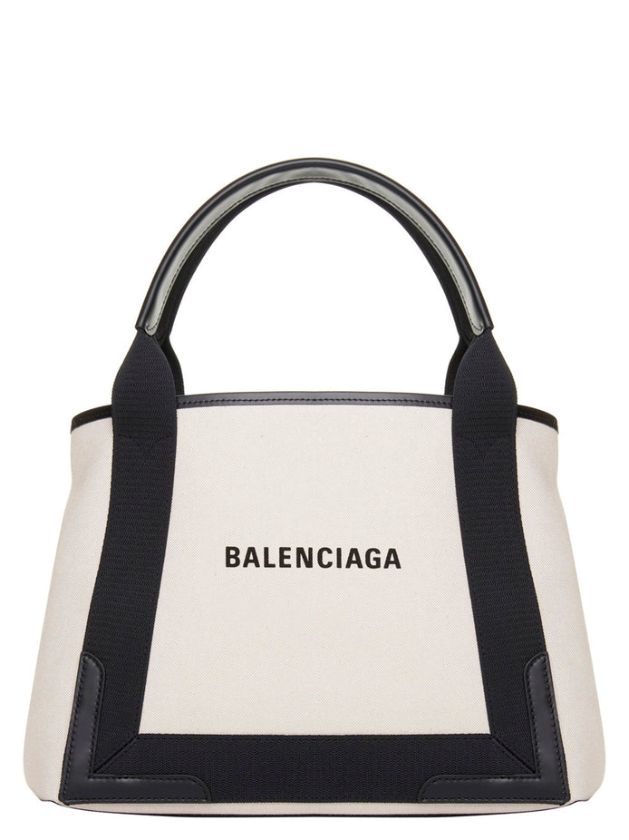 Balenciaga Bicolor Canvas Tote Bag