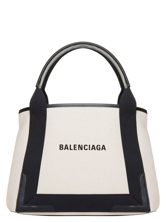 Balenciaga Bicolor Canvas Tote Bag