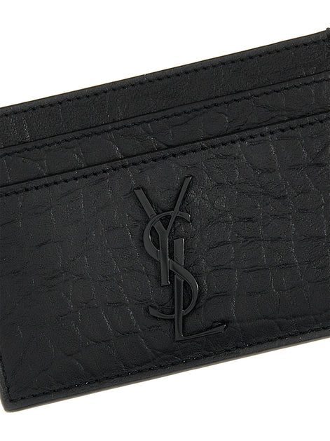 Saint Laurent Black Lambskin Cardholder