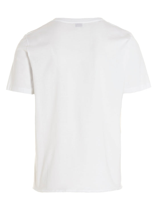 Saint Laurent White Cotton T-Shirt