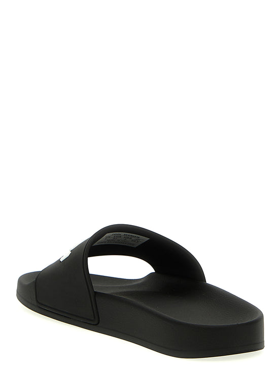 Balenciaga Bicolor Plastic Slides