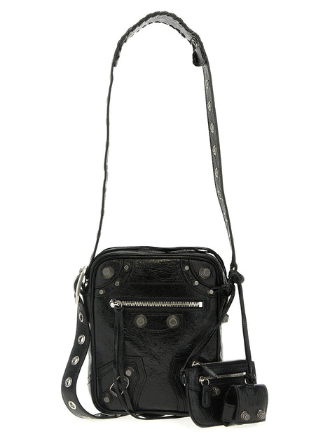 Balenciaga Black Lamb Leather Crossbody Bag