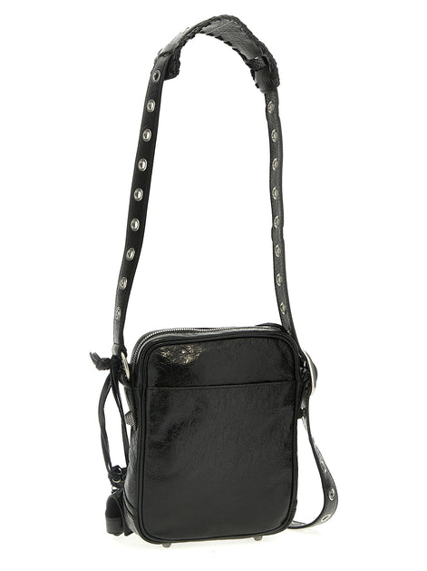 Balenciaga Black Lamb Leather Crossbody Bag
