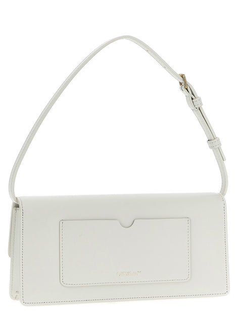 Off-White White Calfskin Shoulder Bag
