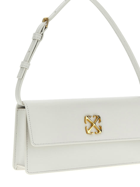Off-White White Calfskin Shoulder Bag