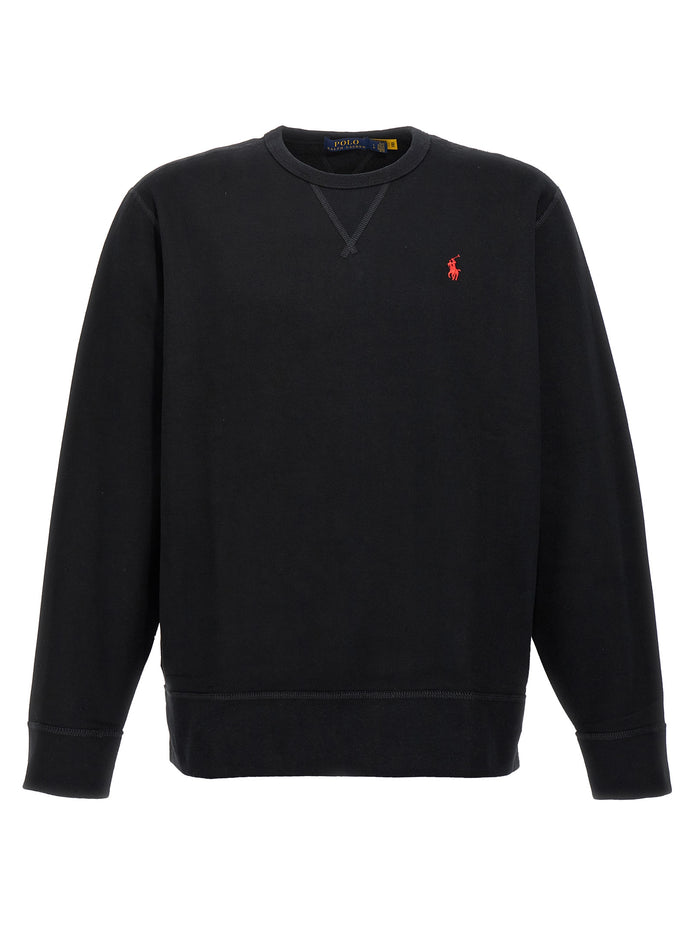 Polo Ralph Lauren Black Cotton Sweatshirt